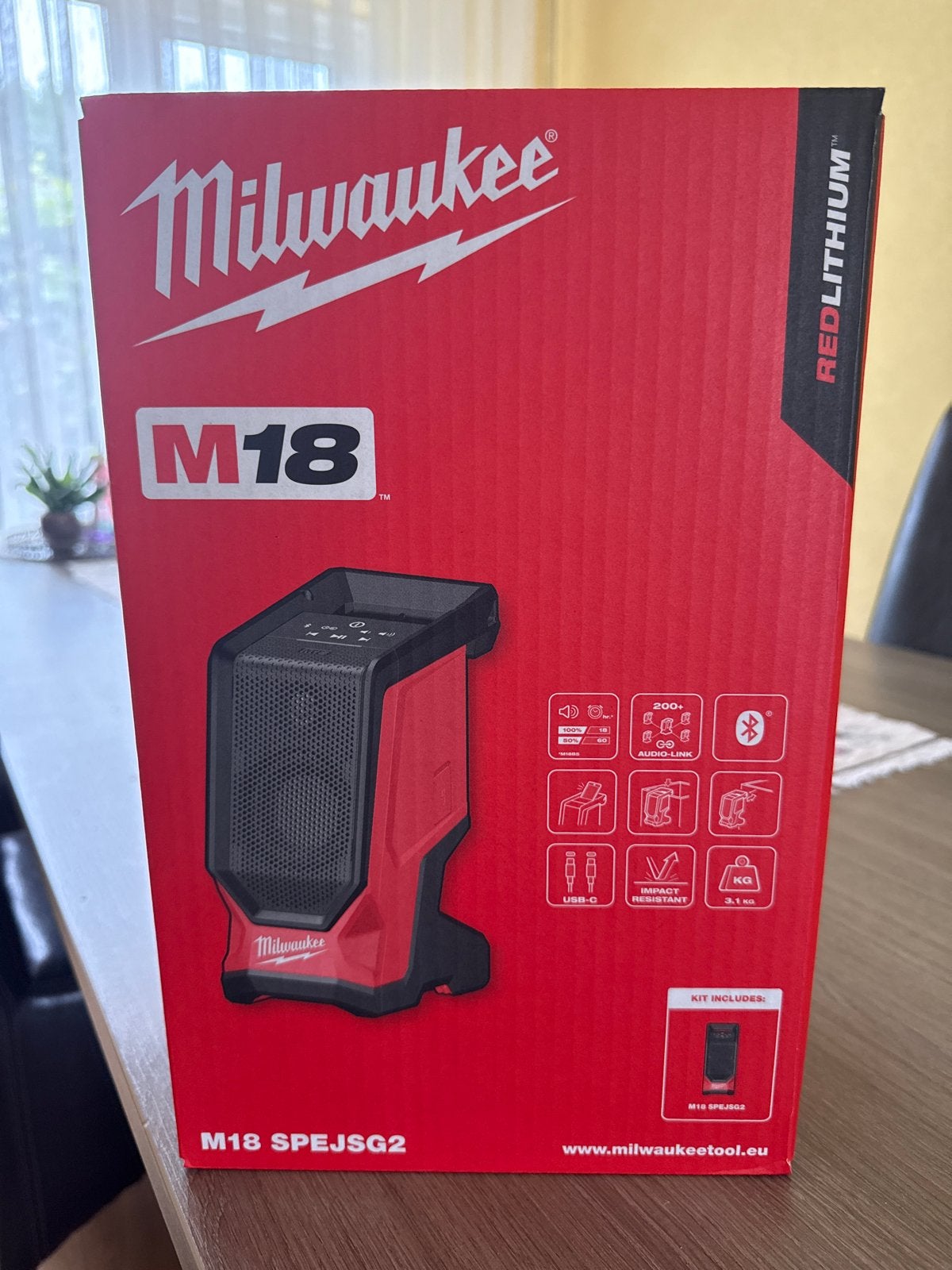 Milwaukee M18 SPEJSG2 - Nieuw in doos, Audio, Tv en Foto, Luidsprekers, Overige merken, Overige typen, Nieuw, Ophalen of Verzenden