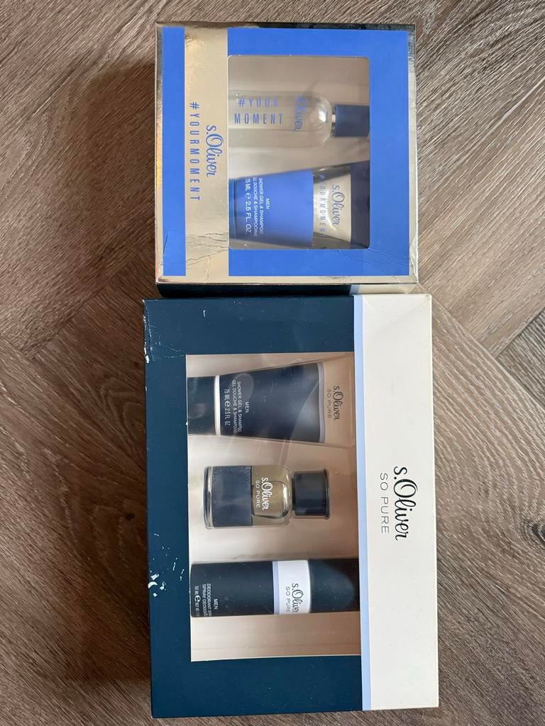 2x S.Oliver cadeau sets: #YOURMOMENT & SO PURE, Ophalen of Verzenden, Nieuw