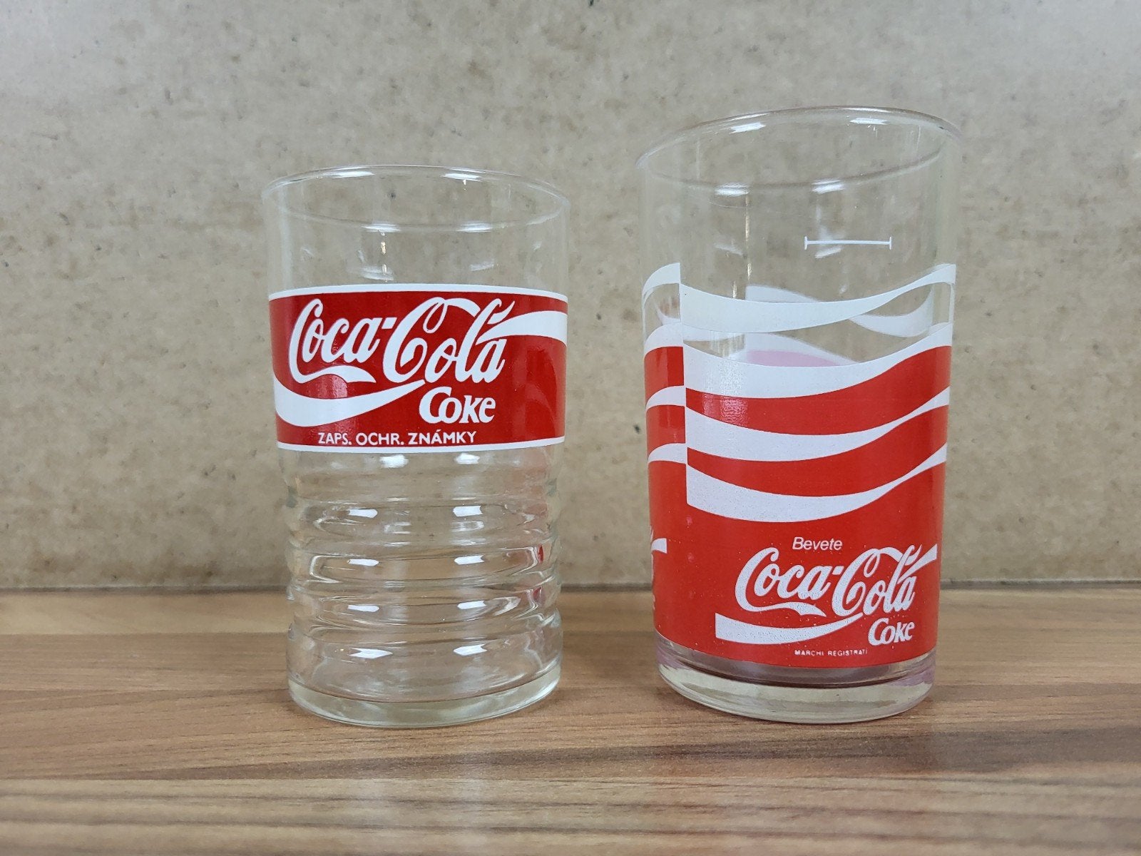 Vintage Coca-Cola Glazen Set - Zeldzame Collectie, Ophalen of Verzenden, Gebruikt
