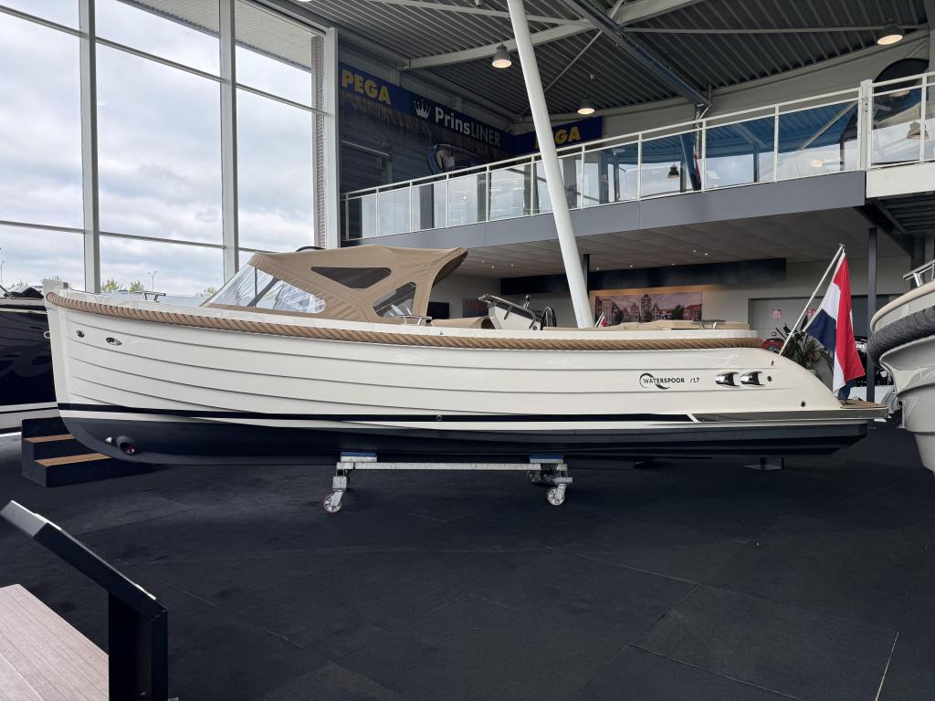 Waterspoor 717 Outboard + 140pk Suzuki, Watersport en Boten, Sloepen, Nieuw, Polyester