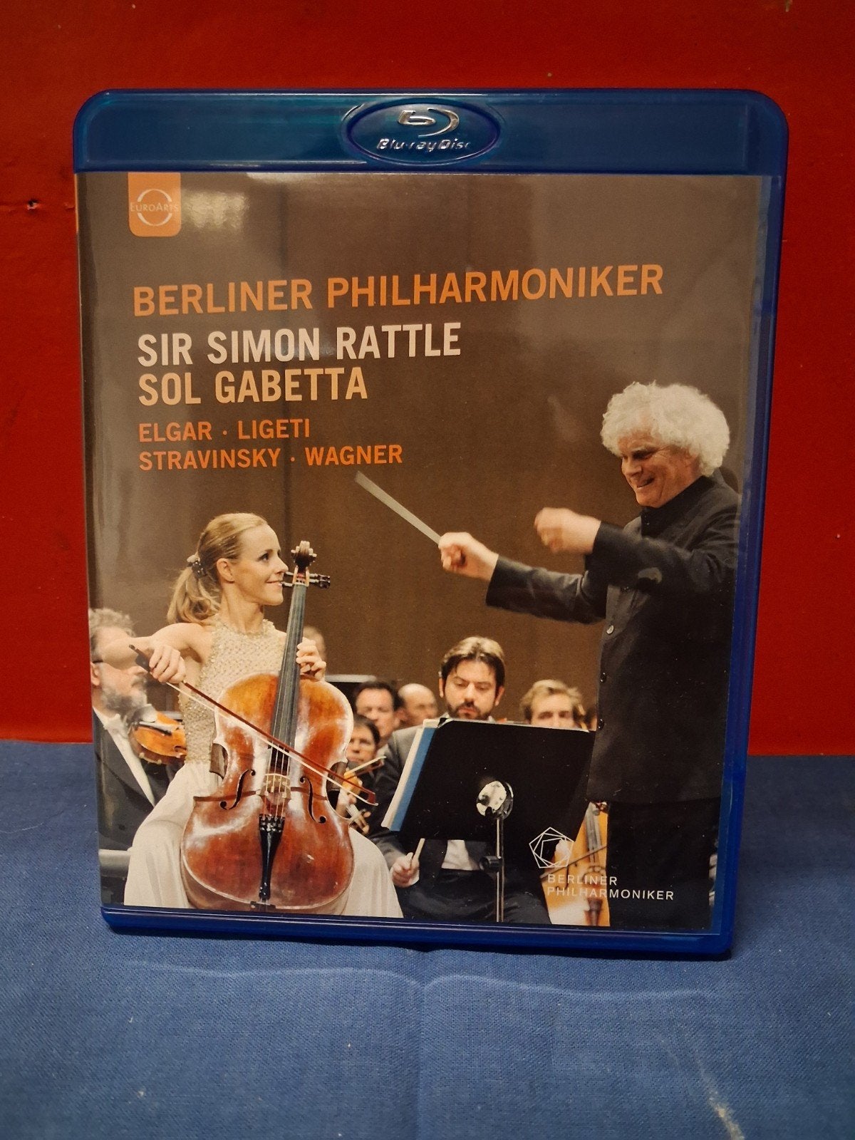 Berliner Philharmoniker - Sir Simon Rattle & Gabetta Blu, Cd's en Dvd's, Blu-ray, Ophalen of Verzenden, Zo goed als nieuw, Muziek en Concerten