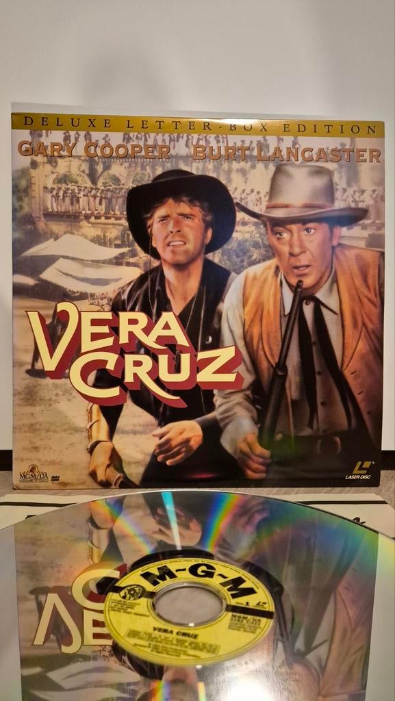 Vera Cruz Laserdisc, Vanaf 16 jaar, Ophalen of Verzenden, Zo goed als nieuw