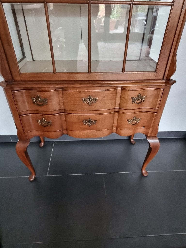 Antieke vitrinekast/servieskast (Louis XV / Rococo stijl), Ophalen