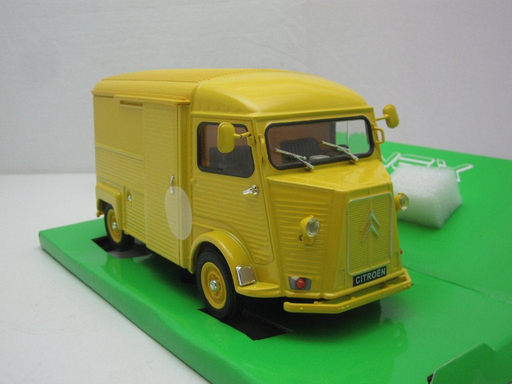 Citroën HY 1962 geel 1:24 Welly, Hobby en Vrije tijd, Modelauto's | 1:24, Ophalen of Verzenden, Nieuw, Auto, Welly