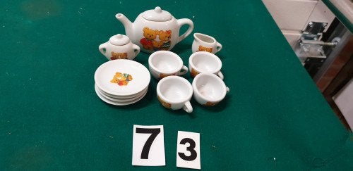 Mini servies berenfamilie 3 beren, Ophalen of Verzenden