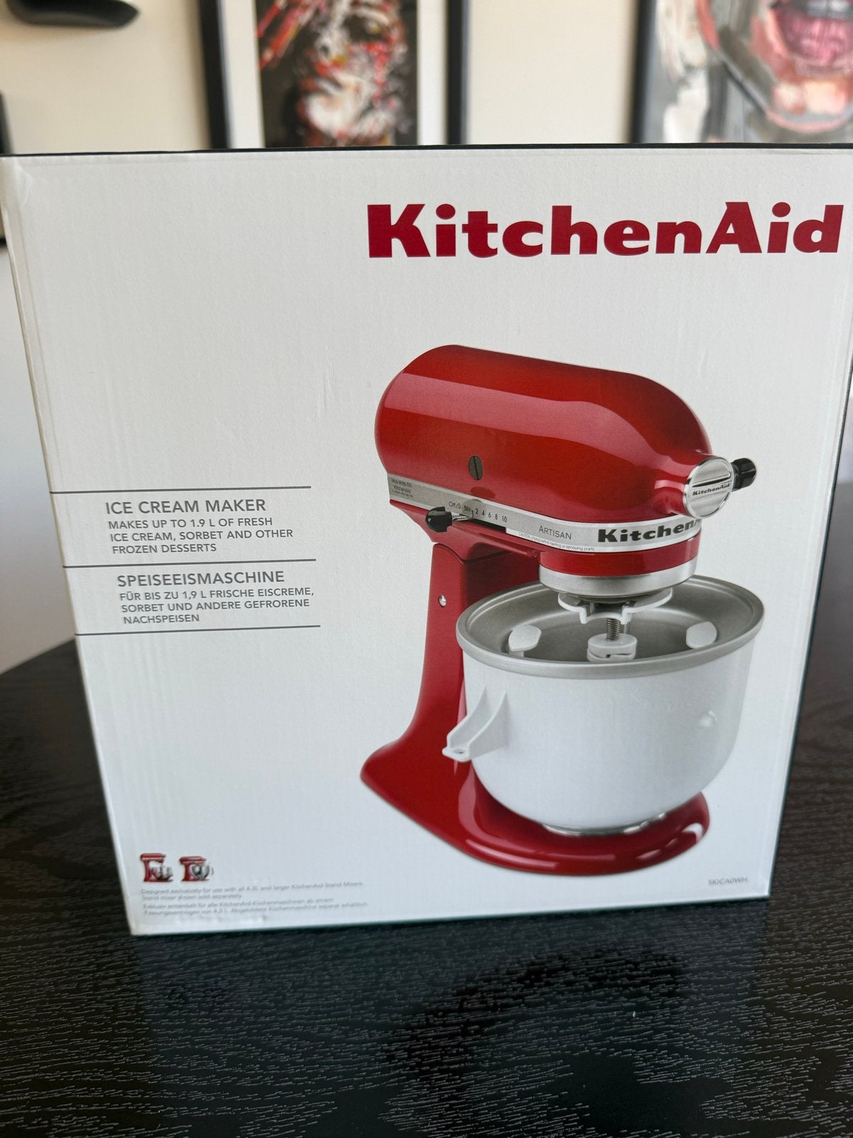 KitchenAid Roomijsmaker Accessoire compleet, Ophalen, Zo goed als nieuw