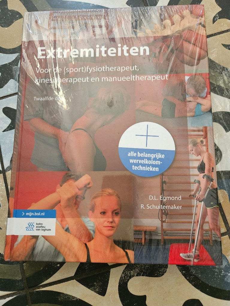 Dik boek Extremiteiten voor o.a. fysio, nieuw, BSL, Nieuw, Beta, HBO