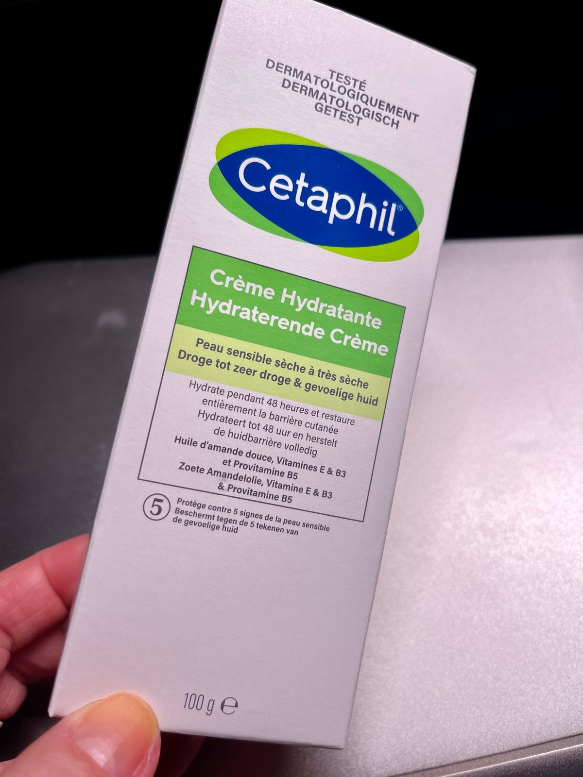 Nieuwe Cetaphil Hydraterende Crème - 100g, Ophalen of Verzenden, Nieuw, Bodylotion, Crème of Olie