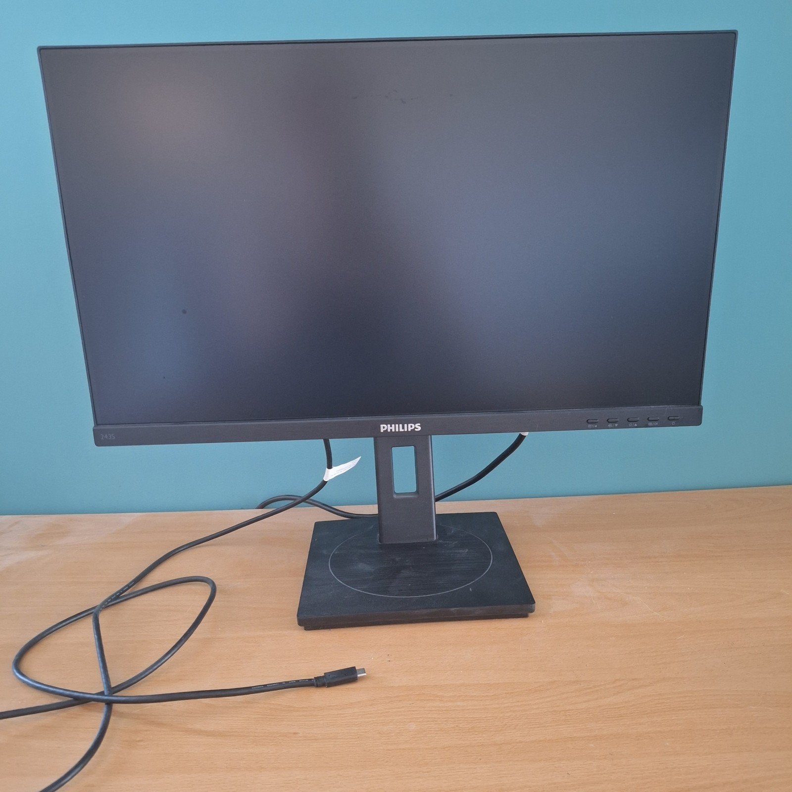 Philips S-Line monitor 24 inch Ultra HD, Computers en Software, Monitoren, Ophalen, Philips, In hoogte verstelbaar, Zo goed als nieuw