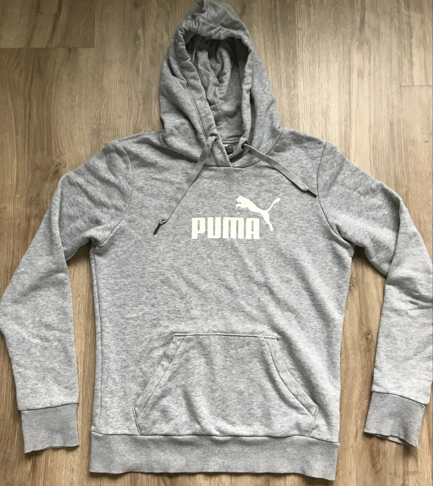 Puma hoodie grijs maat S, Ophalen of Verzenden, Gedragen, Maat 36 (S), Grijs