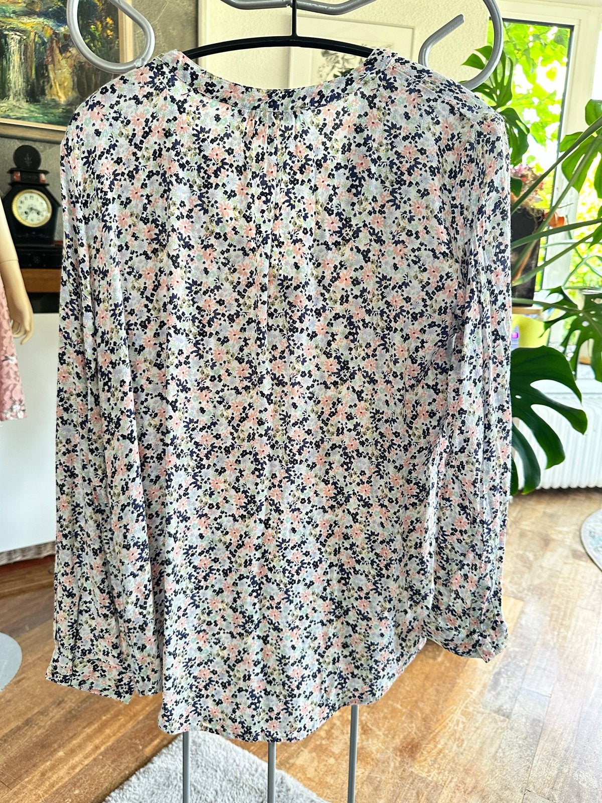 Esprit bloes met bloemenprint, maat 40, Verzenden, Zo goed als nieuw, Maat 38/40 (M), Meerkleurig