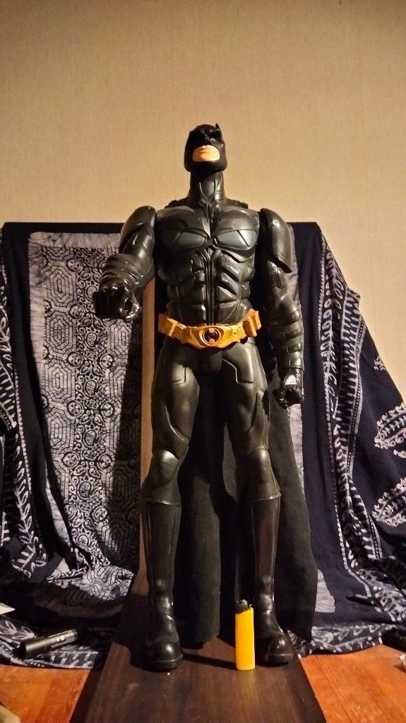 Batman-action figuur Super-Size 80 cm, beweegbaar, Ophalen of Verzenden, Zo goed als nieuw