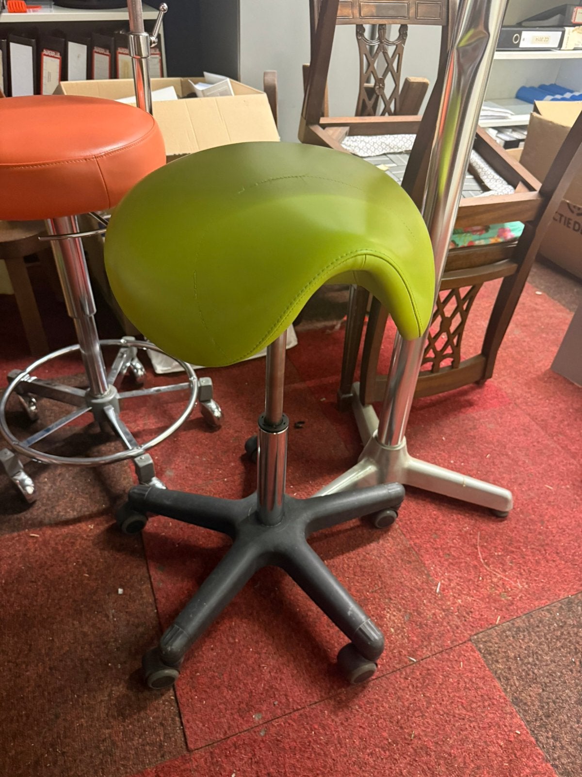 Stoel/kruk, 2 krukken, Ophalen of Verzenden, Gebruikt, 60 tot 90 cm