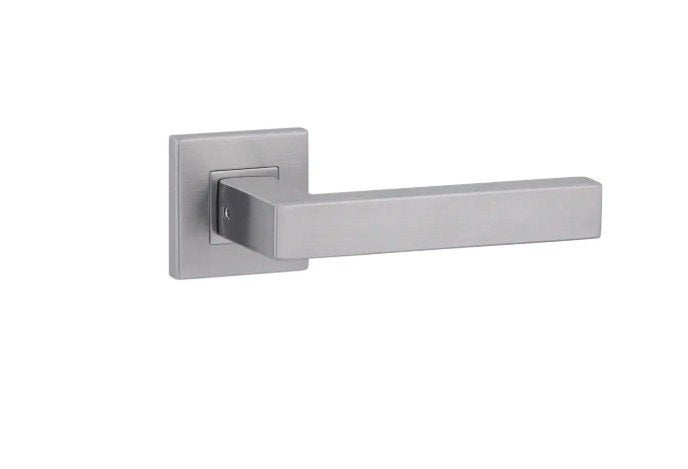 4 stuks Gamma deurkruk set uit serien Hotel, Ophalen, Nieuw, Rvs, Klink of Kruk