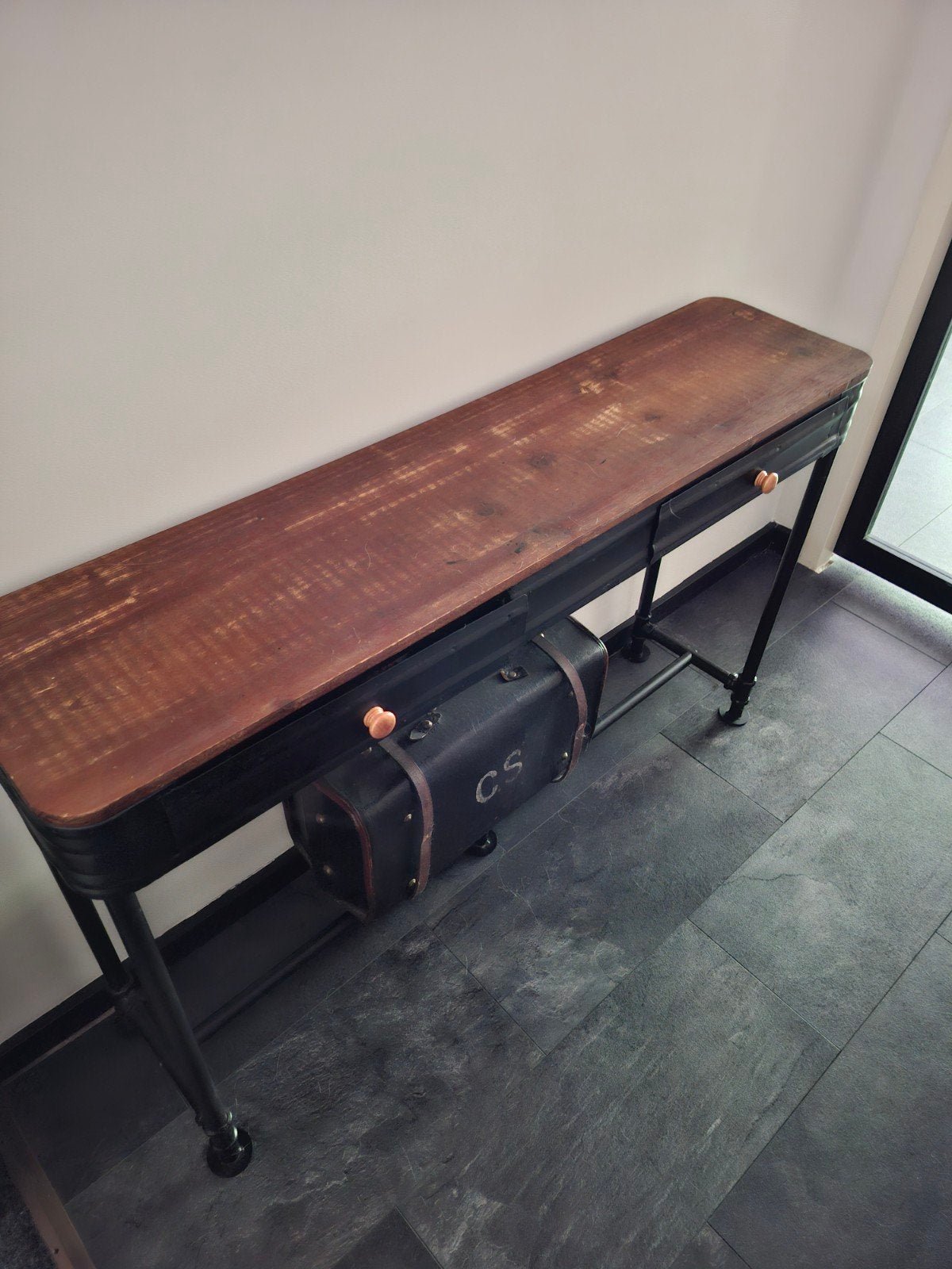 industriële side tables, Ophalen, 100 tot 150 cm, Zo goed als nieuw, 25 tot 50 cm