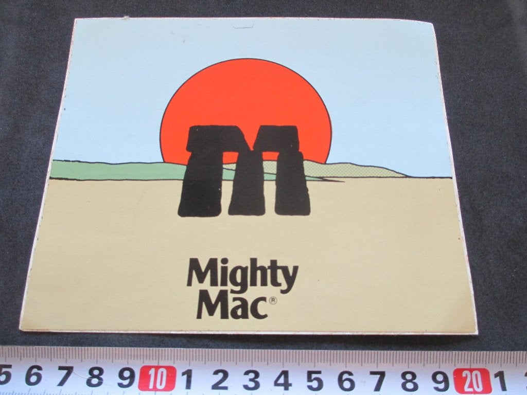 sticker Mighty Mac, Ophalen of Verzenden, Zo goed als nieuw