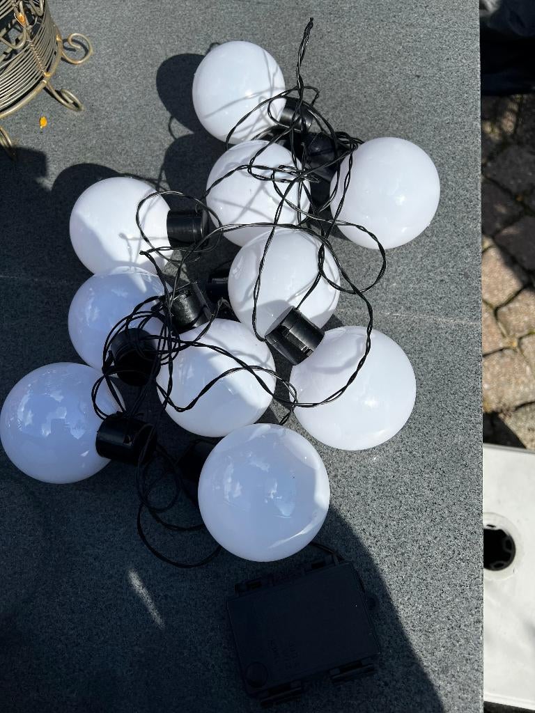 lichtsnoer op batterijen, Tuin en Terras, Buitenverlichting, Ophalen, Zonne-energie, Kunststof, Minder dan 50 watt