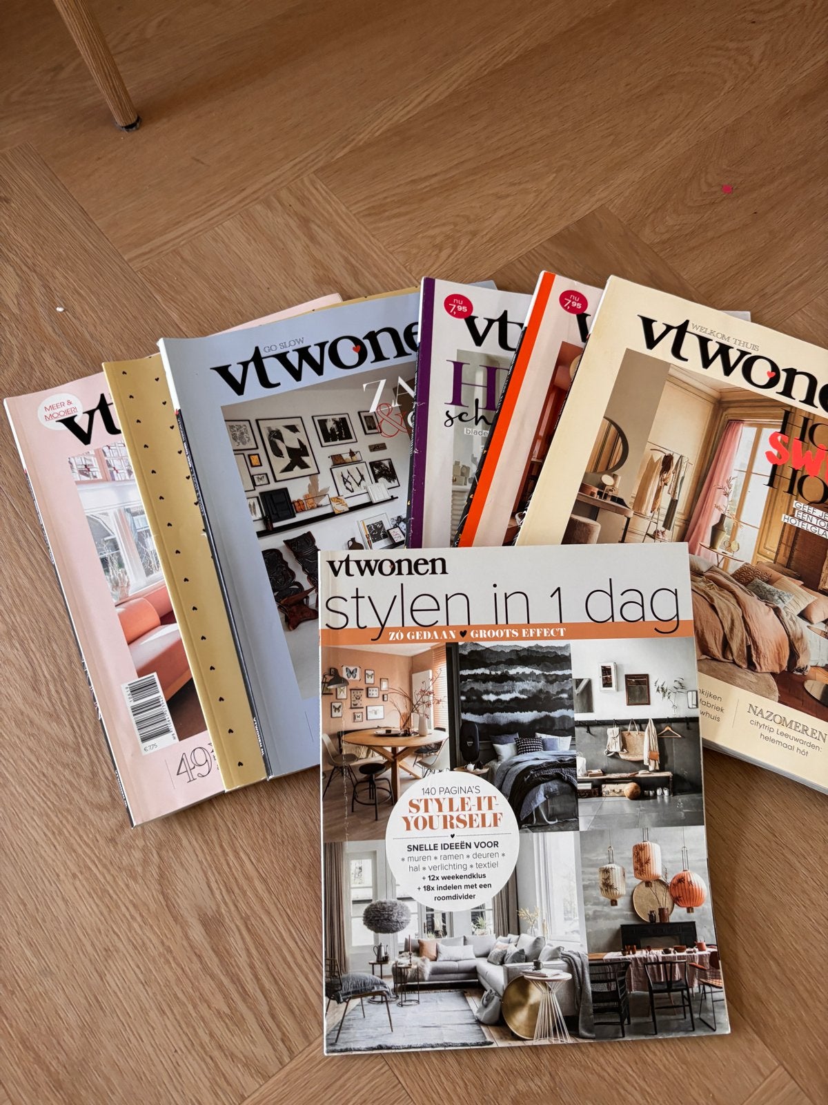 VT Wonen Tijdschriften - Set van 7 Woonmagazines, Boeken, Tijdschriften en Kranten, Ophalen, Gelezen, Overige typen