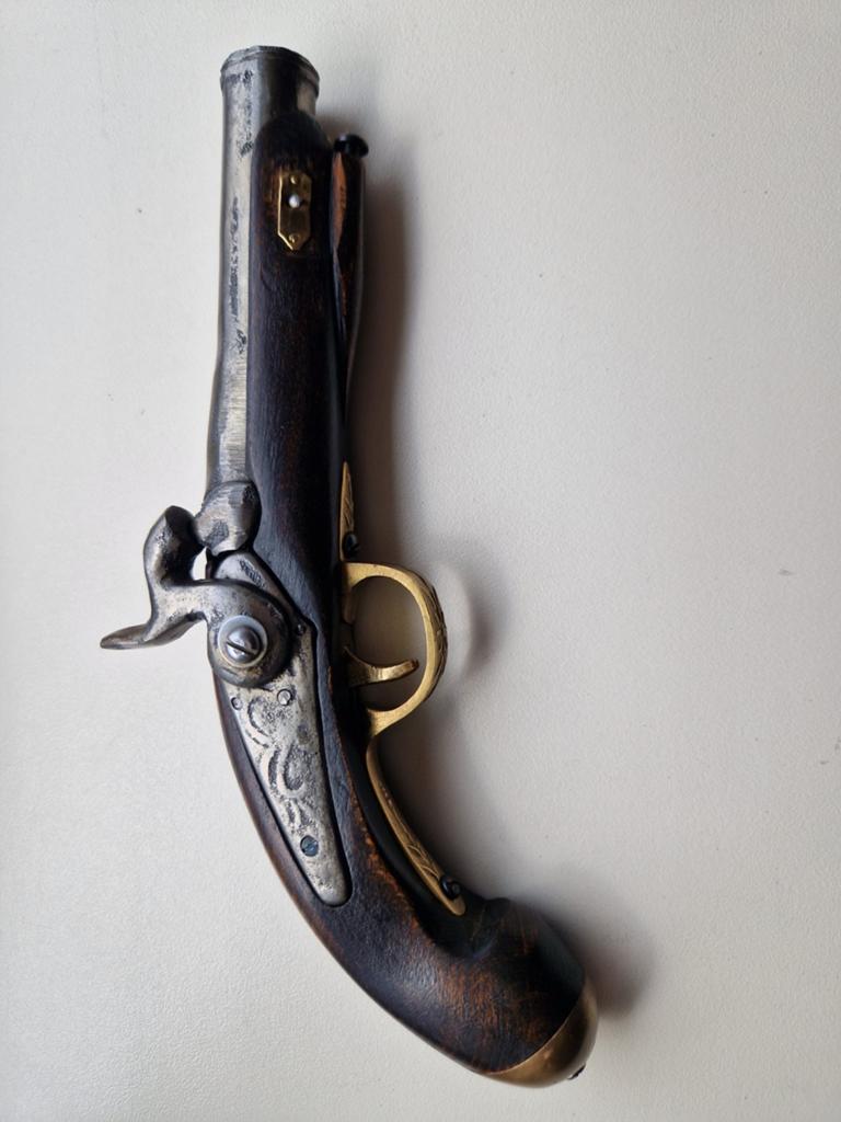 Antiek Percussie Pistool (replica), Antiek en Kunst, Ophalen of Verzenden