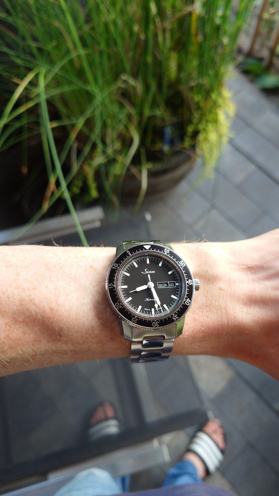 Sinn 104.010 I A Horloge - Zo goed als nieuw, Ophalen, Zo goed als nieuw, Staal, Overige merken