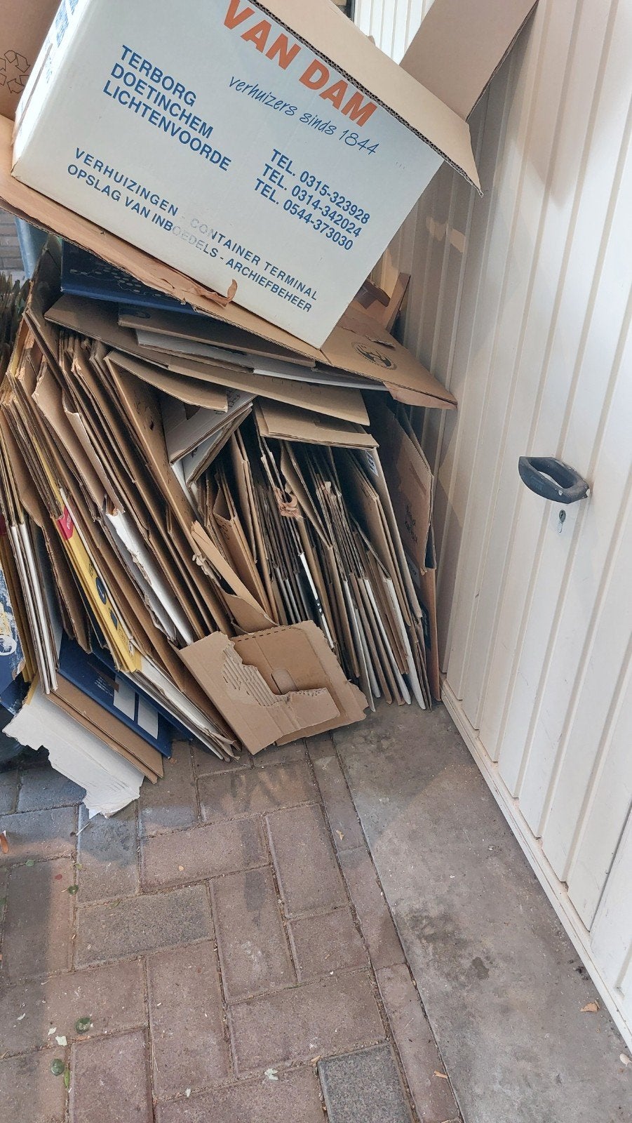 Partij 50 stevige verhuisdozen, Ophalen, 50 tot 75 cm, Minder dan 40 cm, 35 tot 50 cm
