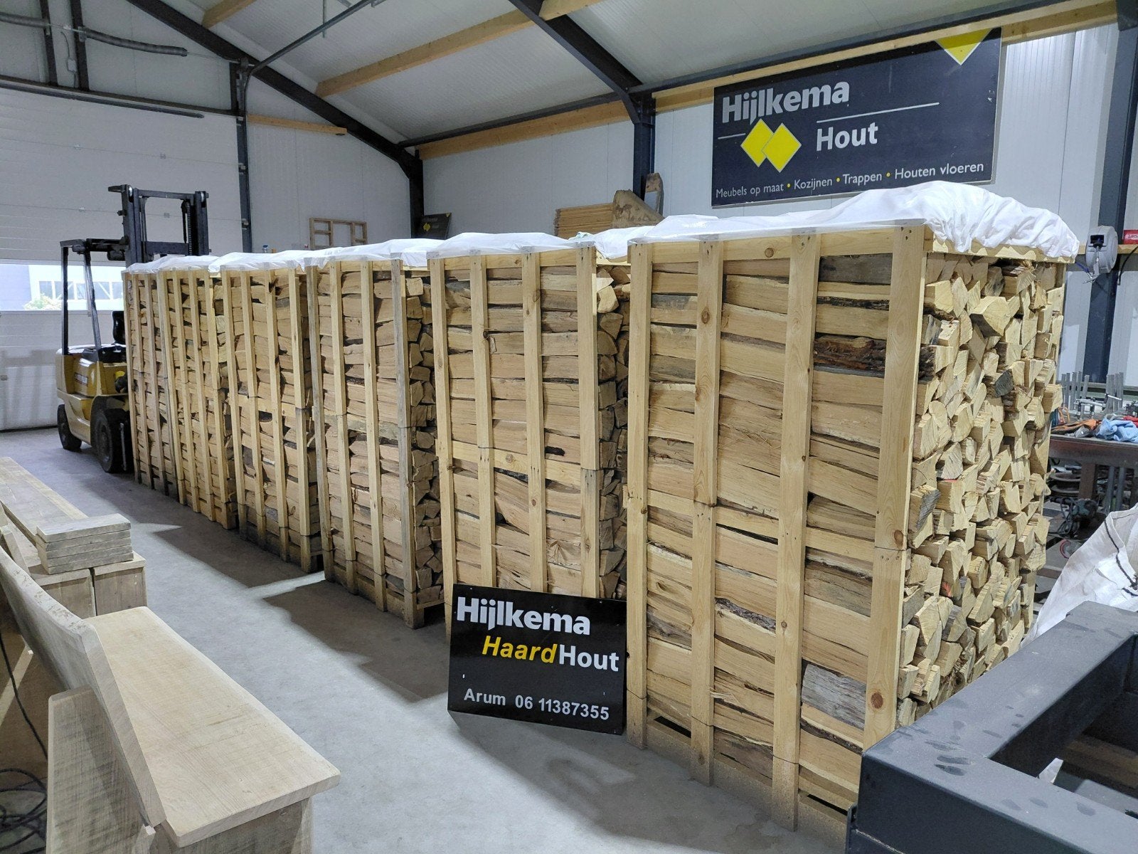 Haardhout te koop., Minder dan 3 m³, Ophalen