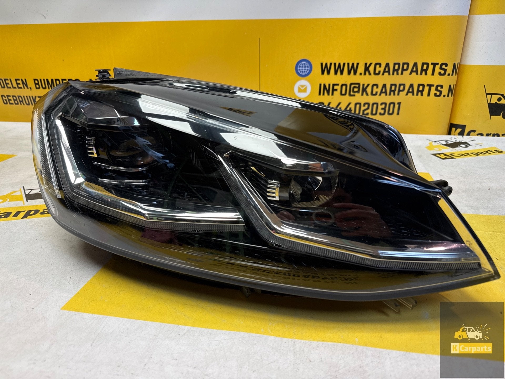 VW GOLF 7 FACELIFT VOLLED KOPLAMP RECHTS R 5G1941060D COMPLE, Auto-onderdelen, Verlichting, Info@fabrikant.eu, Ophalen of Verzenden