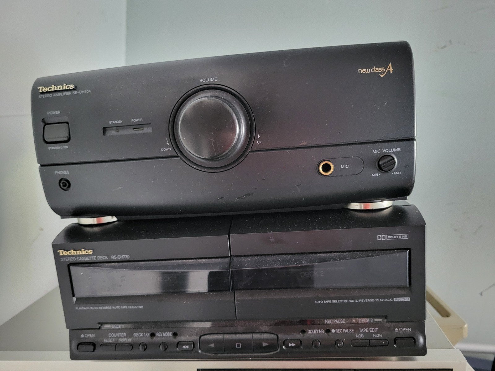 Technics Stereo Cassettedeck RS-CH770 - Defect, Audio, Tv en Foto, Cassettedecks, Ophalen of Verzenden, Dubbel, Tiptoetsen