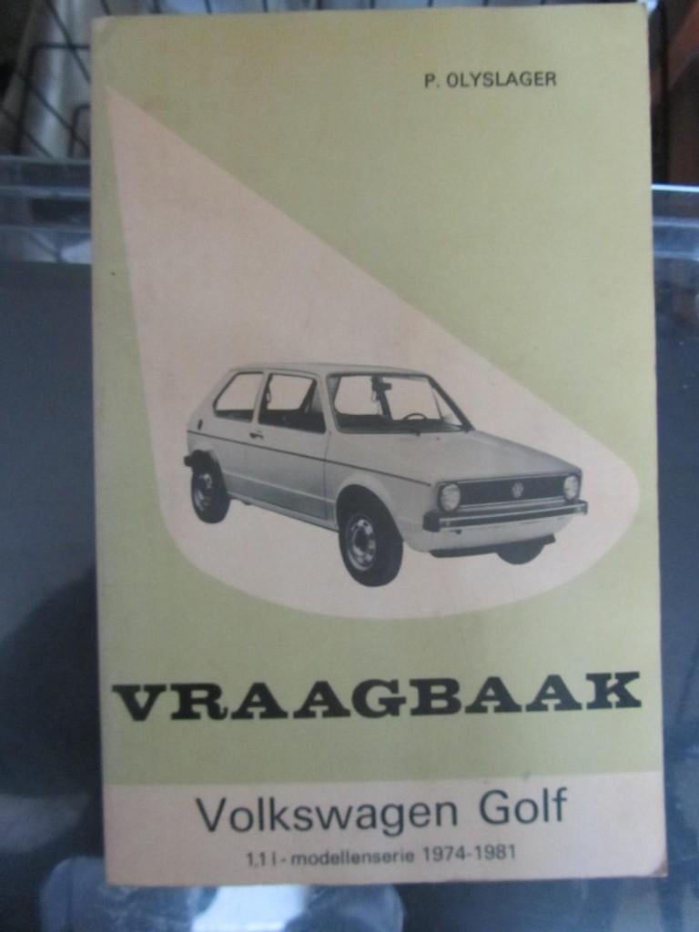 vraagbaak  VOLKSWAGEN  GOLF  1974  /1981, Ophalen of Verzenden