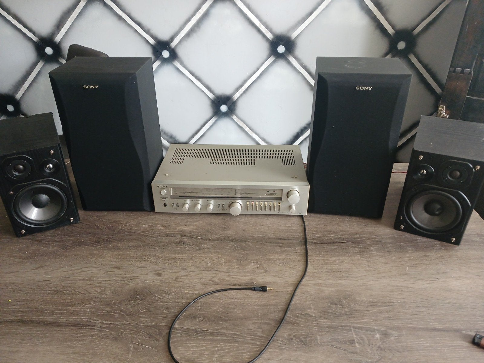 SONY STR-242L+4 speakers, Audio, Tv en Foto, Luidsprekers, Ophalen, Sony