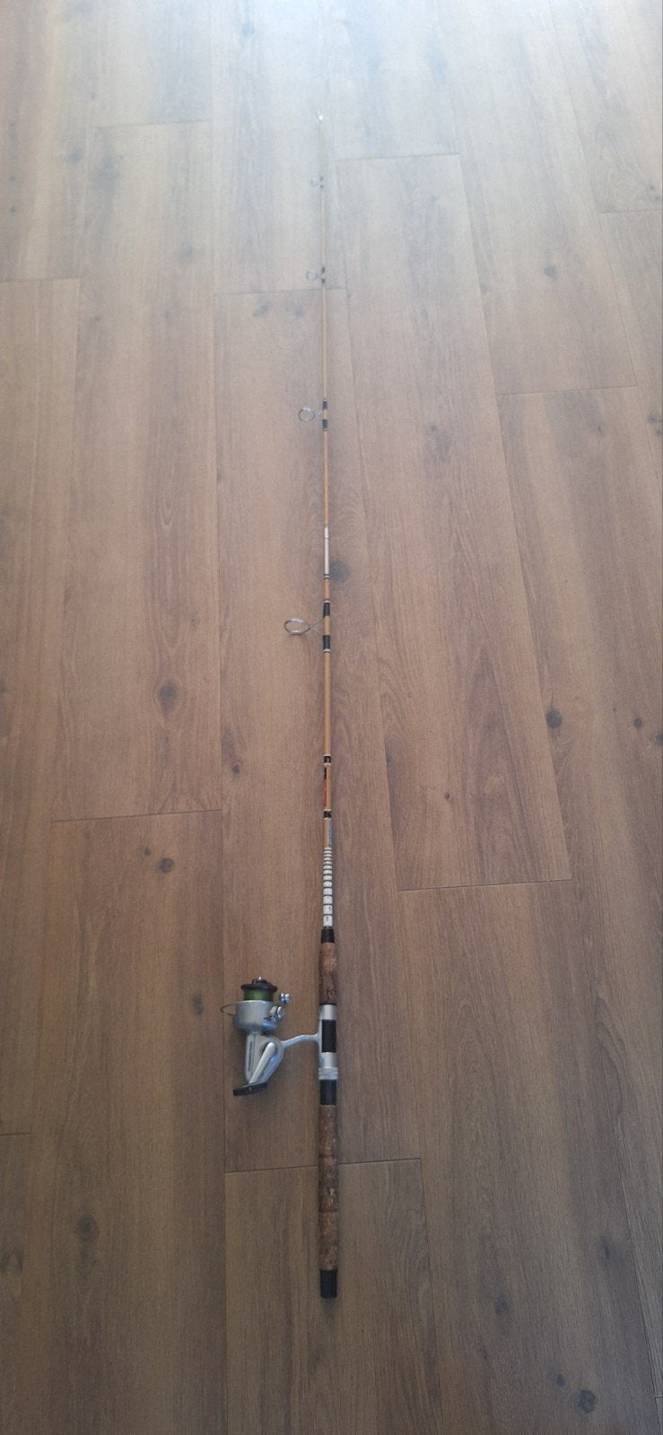 Mooie Vintage Roofvisset: D.A.M. Prestige Hengel + Daiwa 503, Watersport en Boten, Ophalen, Gebruikt, Complete set