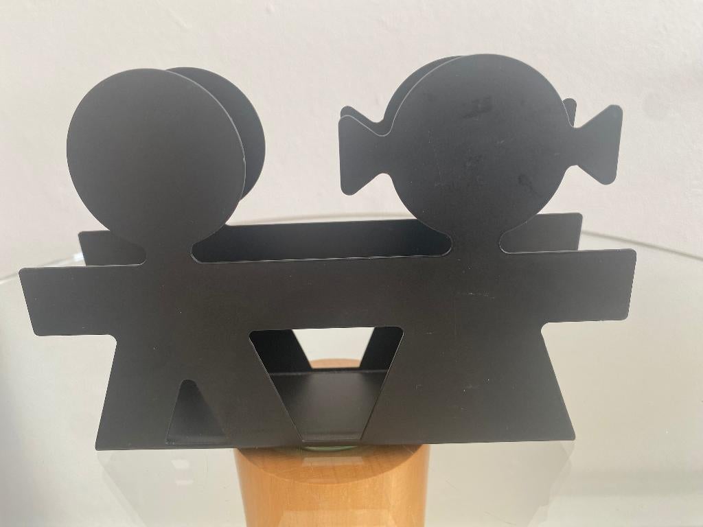Alessi servethouder zwart metaal, Overige typen, Nieuw, Ophalen of Verzenden, Zwart