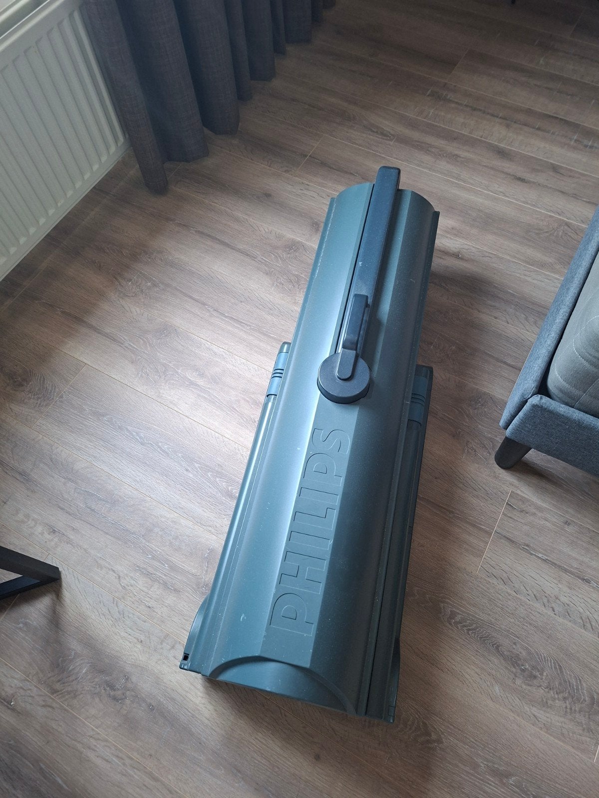 Philips HB 811 Zonnebank - Inklapbaar en Compact, Ophalen, Gebruikt, Zonnebank enkelzijdig, Minder dan 10 lampen