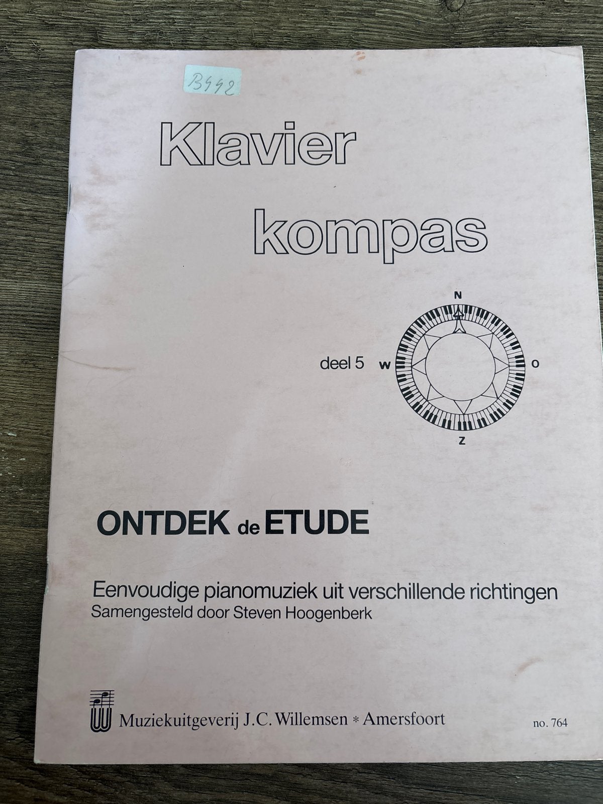 Klavier Kompas deel 5: Ontdek de Etude - Pianomuziek, Gebruikt, Klassiek, Les of Cursus, Ophalen of Verzenden