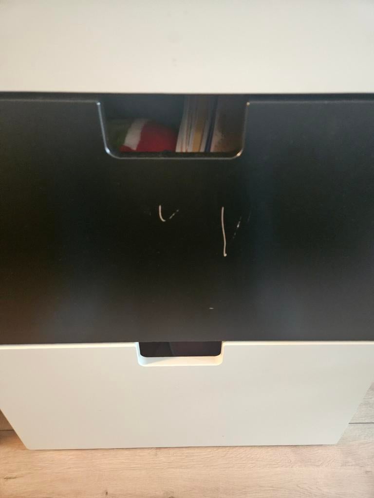 Ladekast ikea zwart/wit.., Gebruikt, 5 laden of meer, Minder dan 100 cm, 25 tot 50 cm