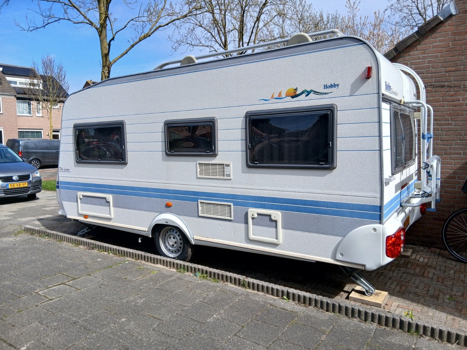 Hobby 465 Ufe De Luxe Easy Caravan - Bj 2002, Caravans en Kamperen, Caravans, Rondzit, Hobby, Frans bed, 750 - 1000 kg