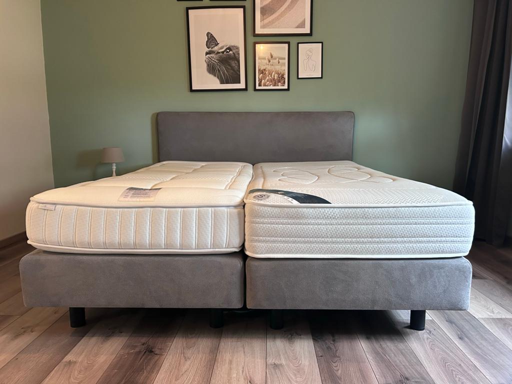 1 jaar oud - Auping Original boxspring 180x210 met matrassen, Huis en Inrichting, Slaapkamer | Boxsprings, Ophalen, 210 cm, Tweepersoons