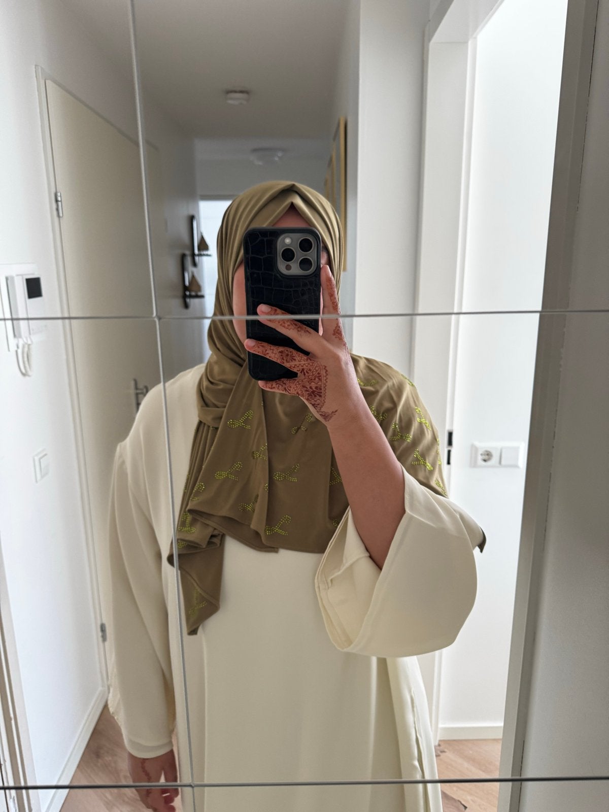 Premium Jersey Hijab met Strass - Diverse Kleuren, Ophalen of Verzenden, Nieuw