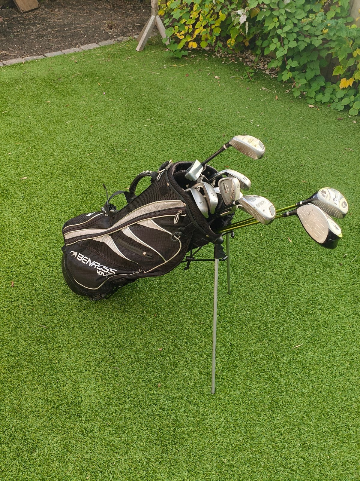 Benross Standaard lengte Heren Golfset met Clicgear Trolley, Ophalen, Gebruikt, Set, Overige merken