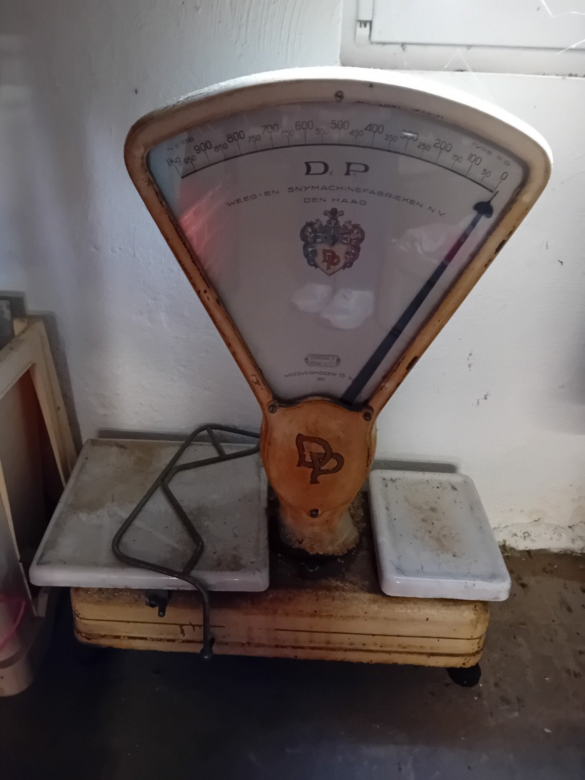 Antieke D.P. Weegschaal - Decoratief en Functioneel, Antiek en Kunst, Ophalen