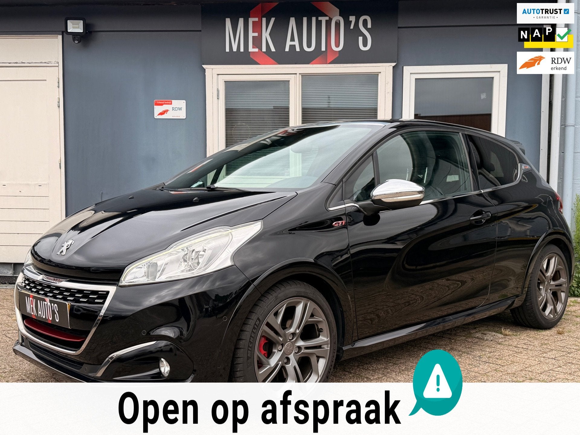 Peugeot 208 1.6 e-THP GTi|2e Eign|Pano|Navi|JBL|Bomvol!|Crui, Auto's, Voorwielaandrijving, Gebruikt, Leder en Stof, Bedrijf