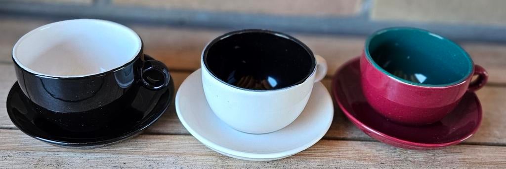 Kop en schotels, Huis en Inrichting, Keuken | Servies, Ophalen of Verzenden, Zo goed als nieuw, Overige stijlen, Kop(pen) en/of Schotel(s)