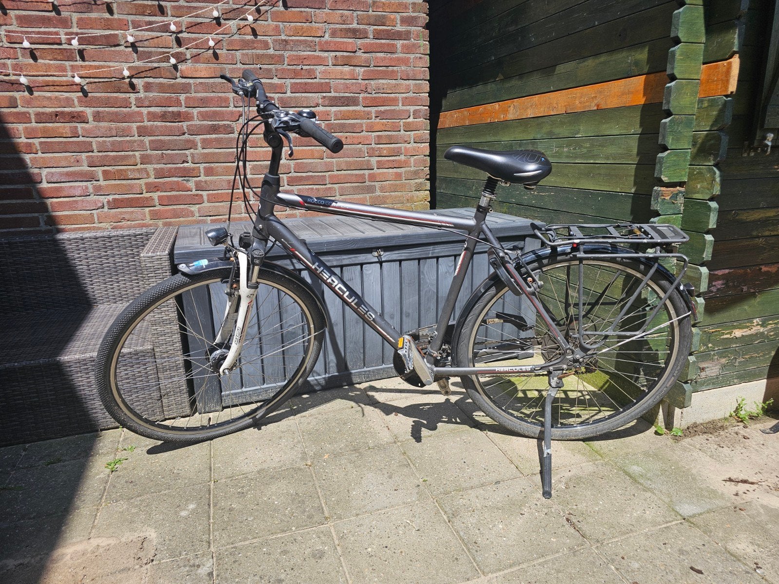 Hercules - Hybride fiets, 28 inch, Gebruikt, Vering, Velgrem
