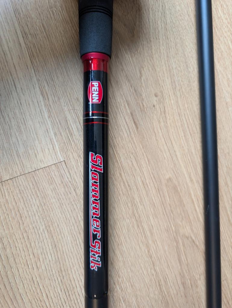 Penn Slammer Stik Surf 423 strandhengel 4.20m 100-200gr, Watersport en Boten, Ophalen of Verzenden, Gebruikt, Werphengel