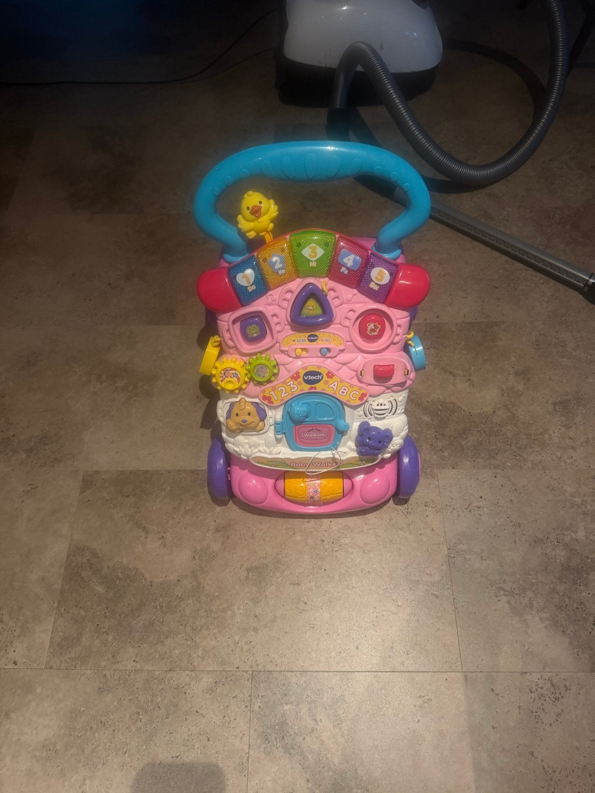VTech Baby Loopstoel Roze - Interactief Speelplezier, Ophalen of Verzenden, Gebruikt, Meisje