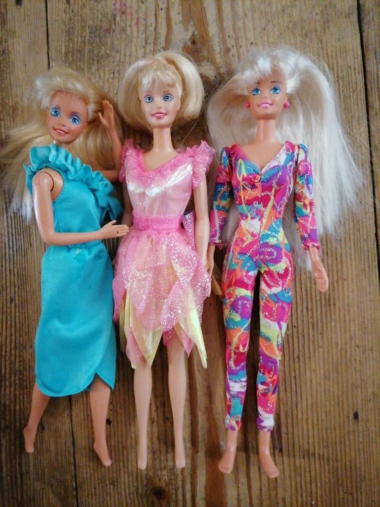 Vintage barbie poppen, Ophalen of Verzenden, Gebruikt, Fashion Doll