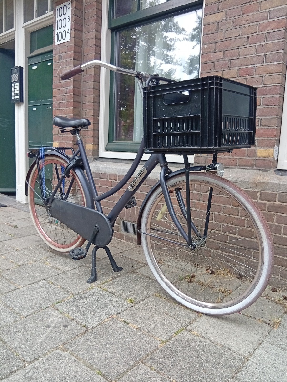 Stevige transportfiets, Fietsen en Brommers, Fietsen | Dames | Damesfietsen, Gebruikt, Overige merken, 56 cm of meer, Terugtraprem