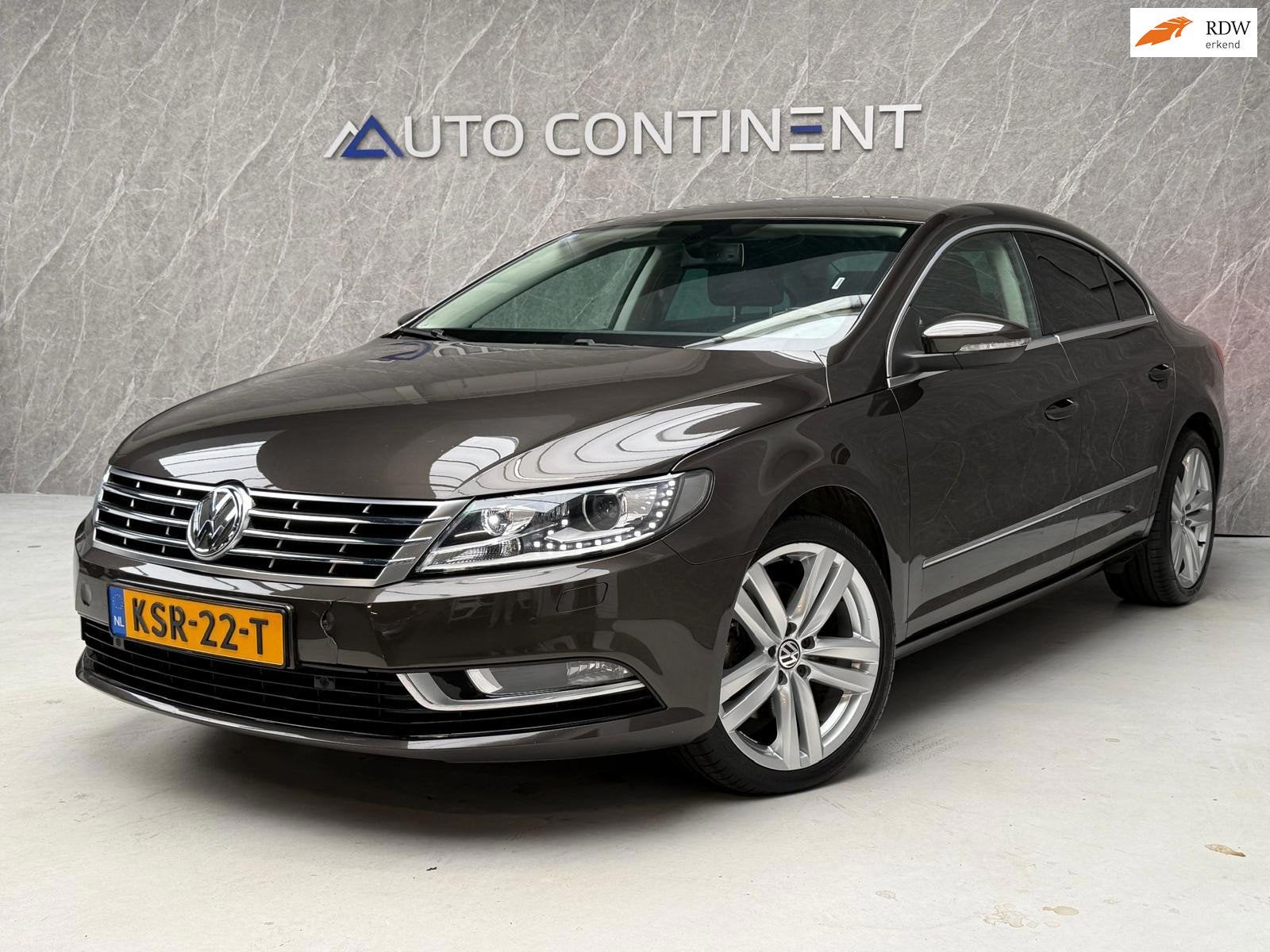 Volkswagen Passat CC 1.4 TSI DSG / Nette Auto / Memory / APK, Euro 5, LED verlichting, Zwart, 4 cilinders
