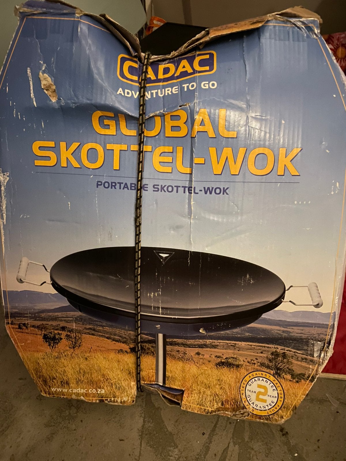 Skottel wok, Ophalen, Gebruikt