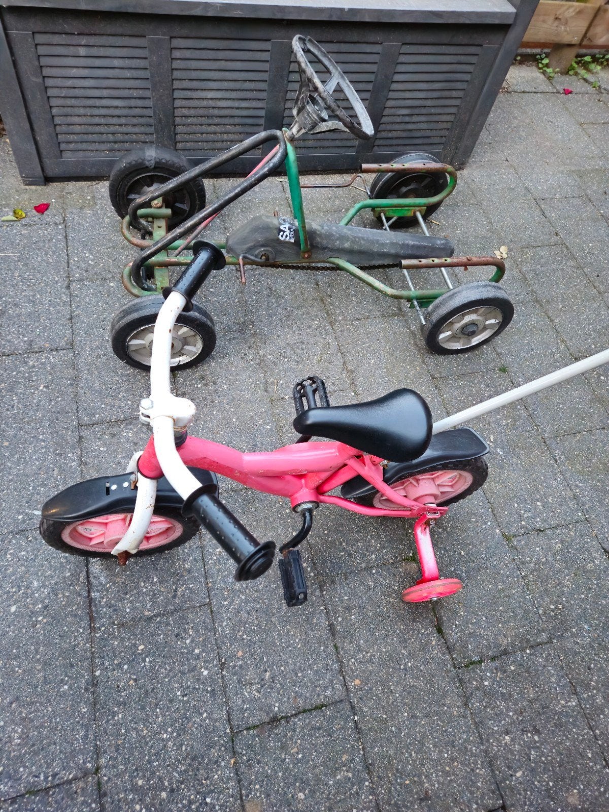Skelter en Fiets gebruikt, Ophalen, Gebruikt
